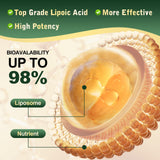 CNCHEF Alpha Lipoic Acid packaging side view