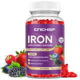 CNCHEF Iron Gummies front view with mixed berry flavour