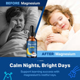 CNCHEF Liquid Magnesium Drops 136g back view with ingredient list