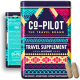 Co-Pilot The Travel Brand multivitamins reusable tin front view