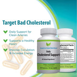 Coast to Coast Nutrition Cholesterol Support Supplement back view