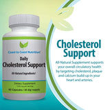 Coast to Coast Nutrition Cholesterol Support Supplement capsules