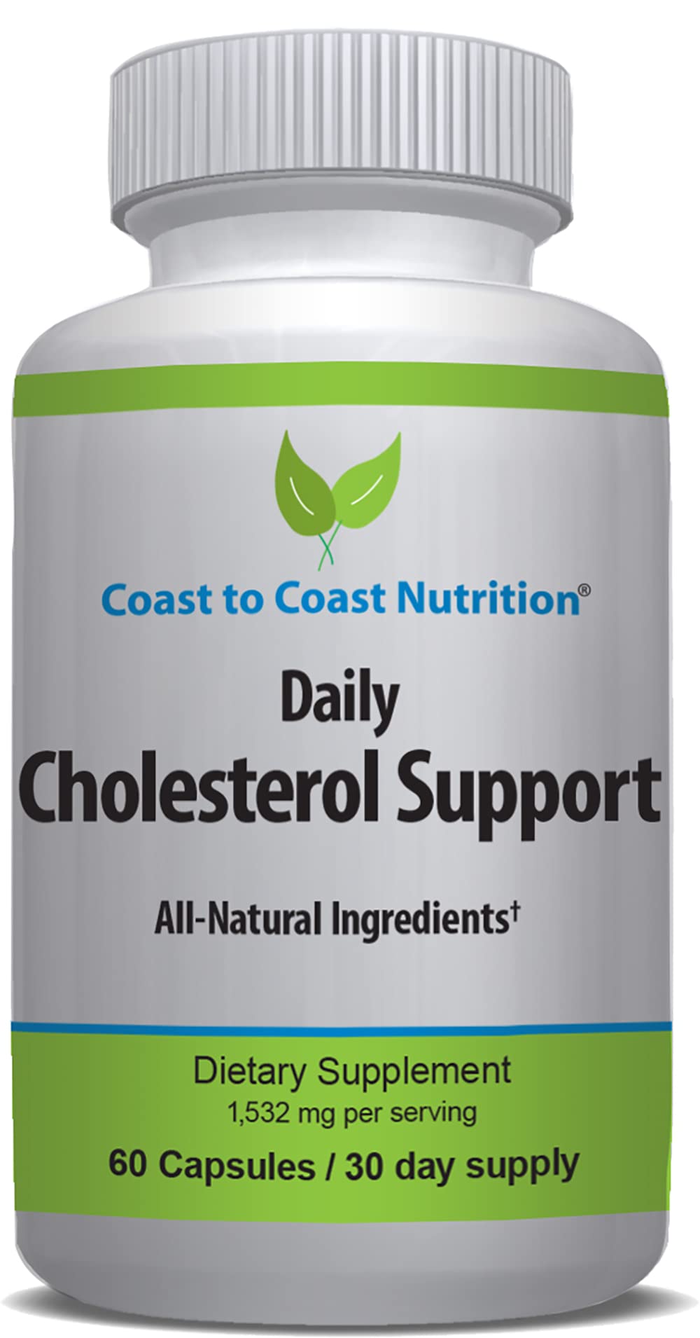 Coast to Coast Nutrition Cholesterol Support Supplement front view