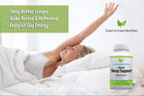 Coast to Coast Nutrition Supplement capsules on a wooden surface