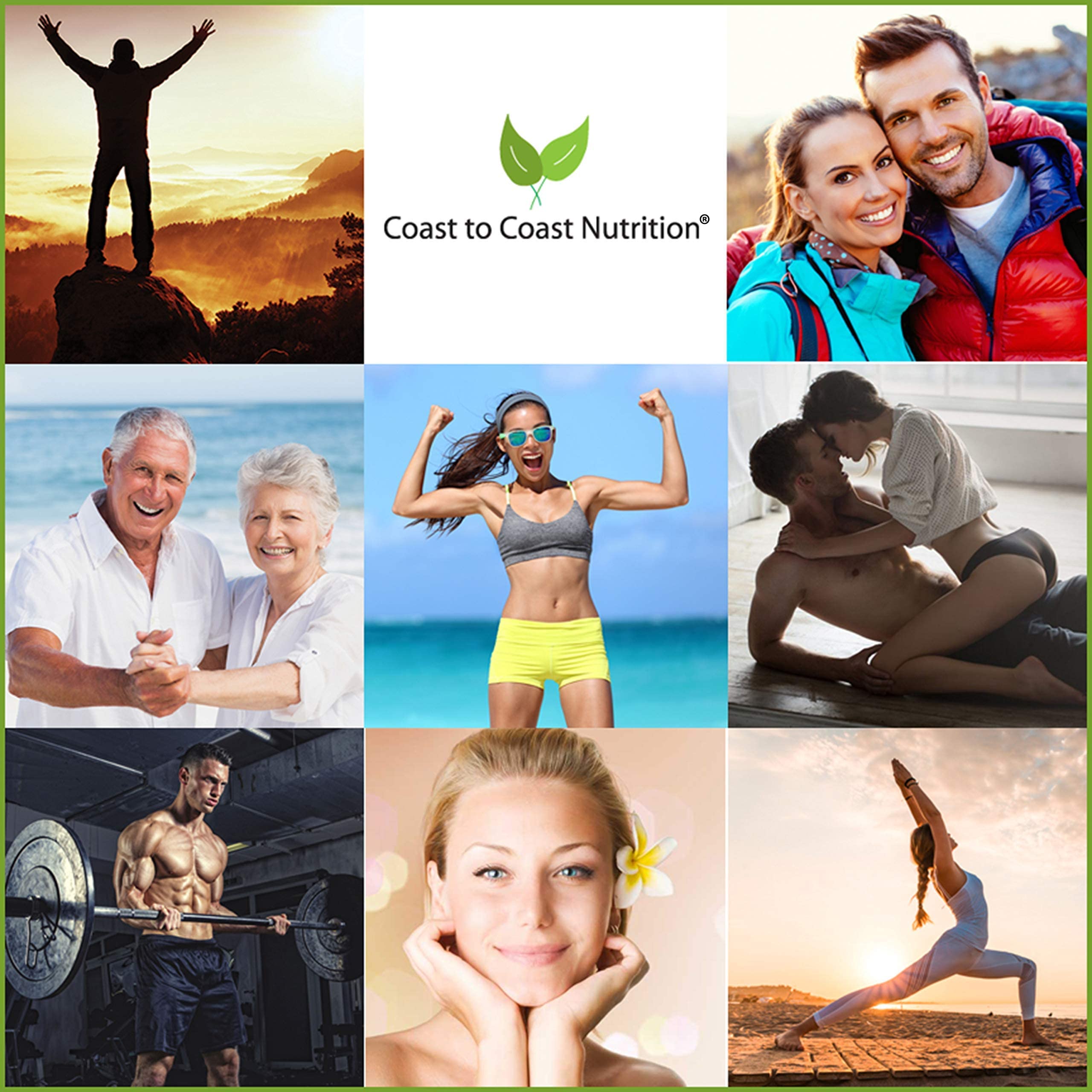 Coast to Coast Nutrition Supplement with a measuring spoon