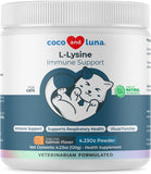 Coco and Luna L-Lysine Powder for Cats 120g front view