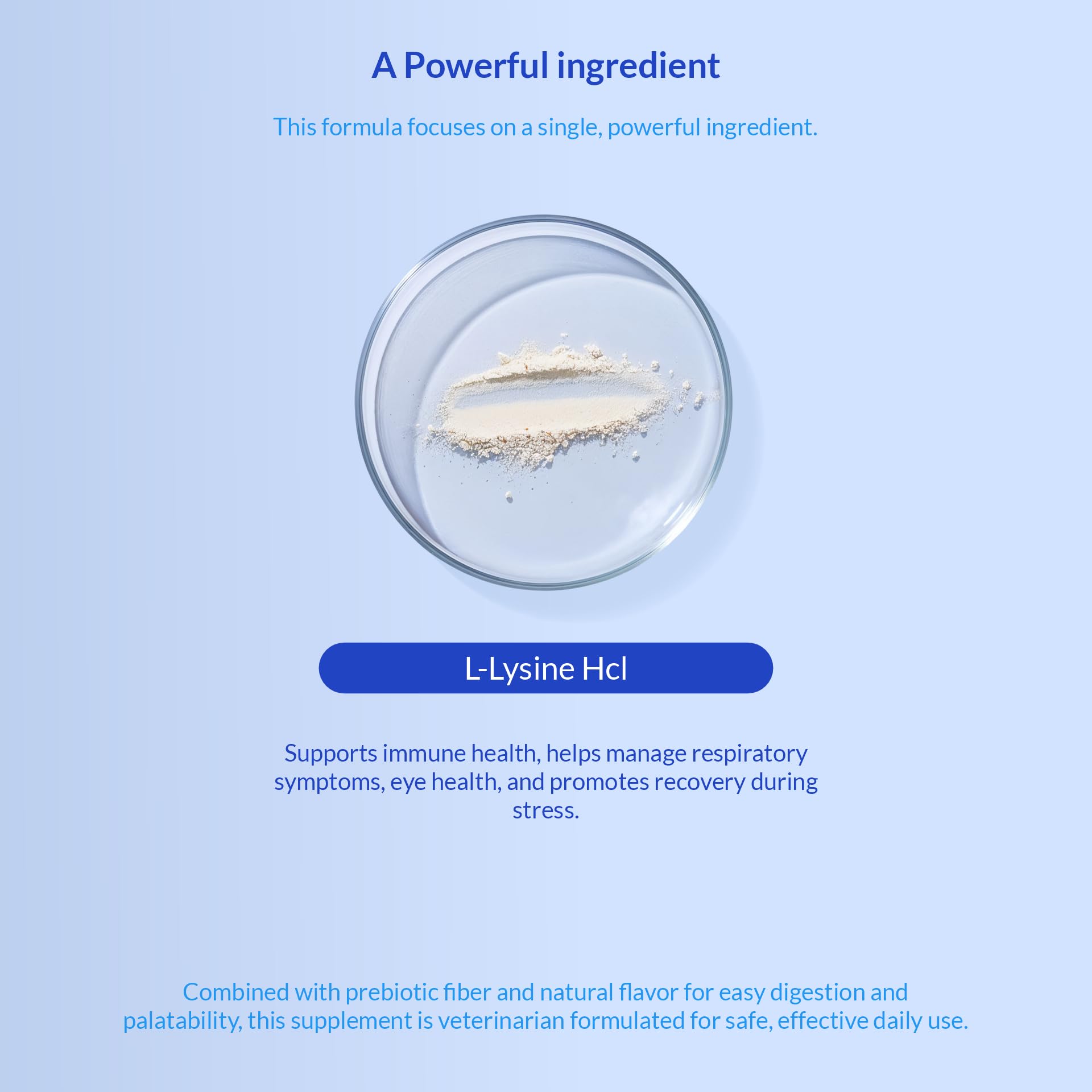 Coco and Luna L-Lysine Powder for Cats 120g ingredients list
