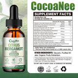 CocoaNee Citrus Bergamot Extract 25:1 Liquid Drops bottle back view