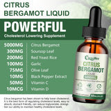 CocoaNee Citrus Bergamot Extract 25:1 Liquid Drops with measuring dropper