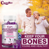 CocoaNee Glucosamine Chondroitin Gummies close-up on a table