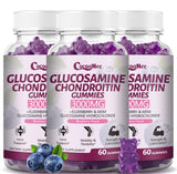 CocoaNee Glucosamine Chondroitin Gummies front view with packaging