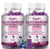 CocoaNee Glucosamine Chondroitin Gummies front view with packaging