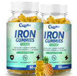 CocoaNee Iron Gummies front view packaging