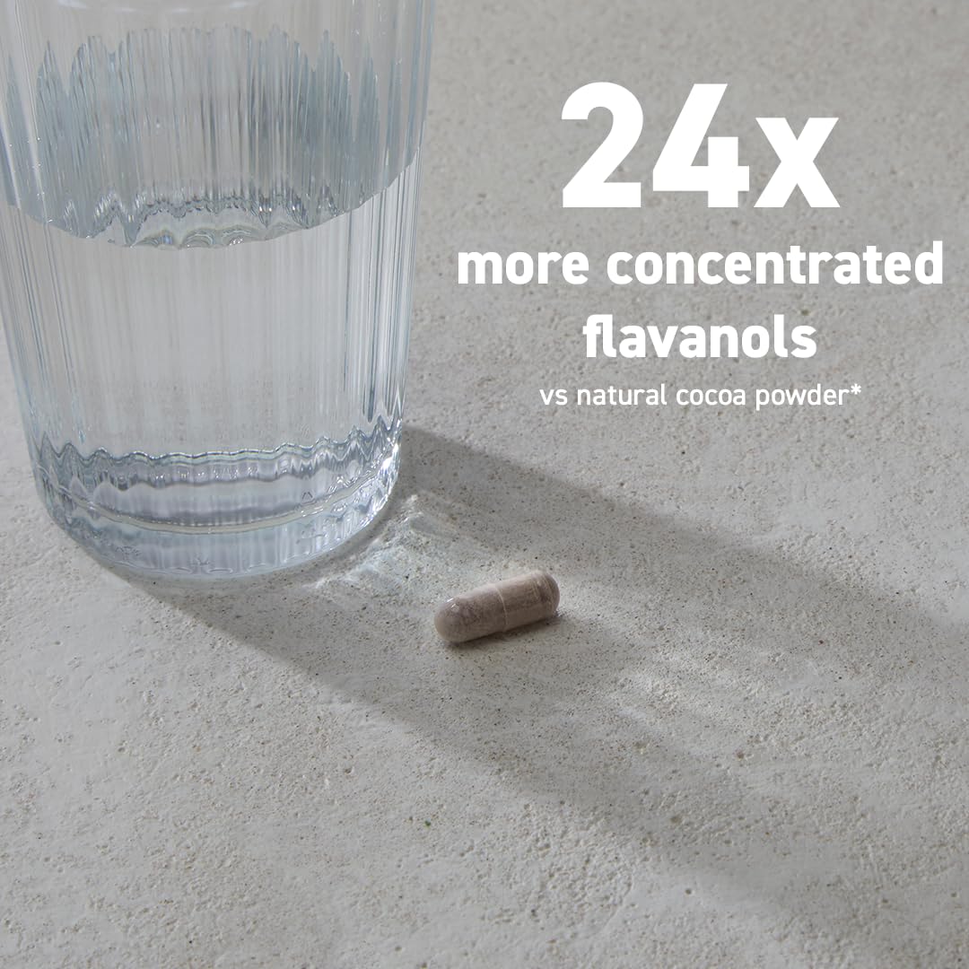 CocoaVia Memory & Focus supplement bottle with a measuring spoon