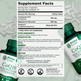 Code CoQ10 Supplement bottle side view