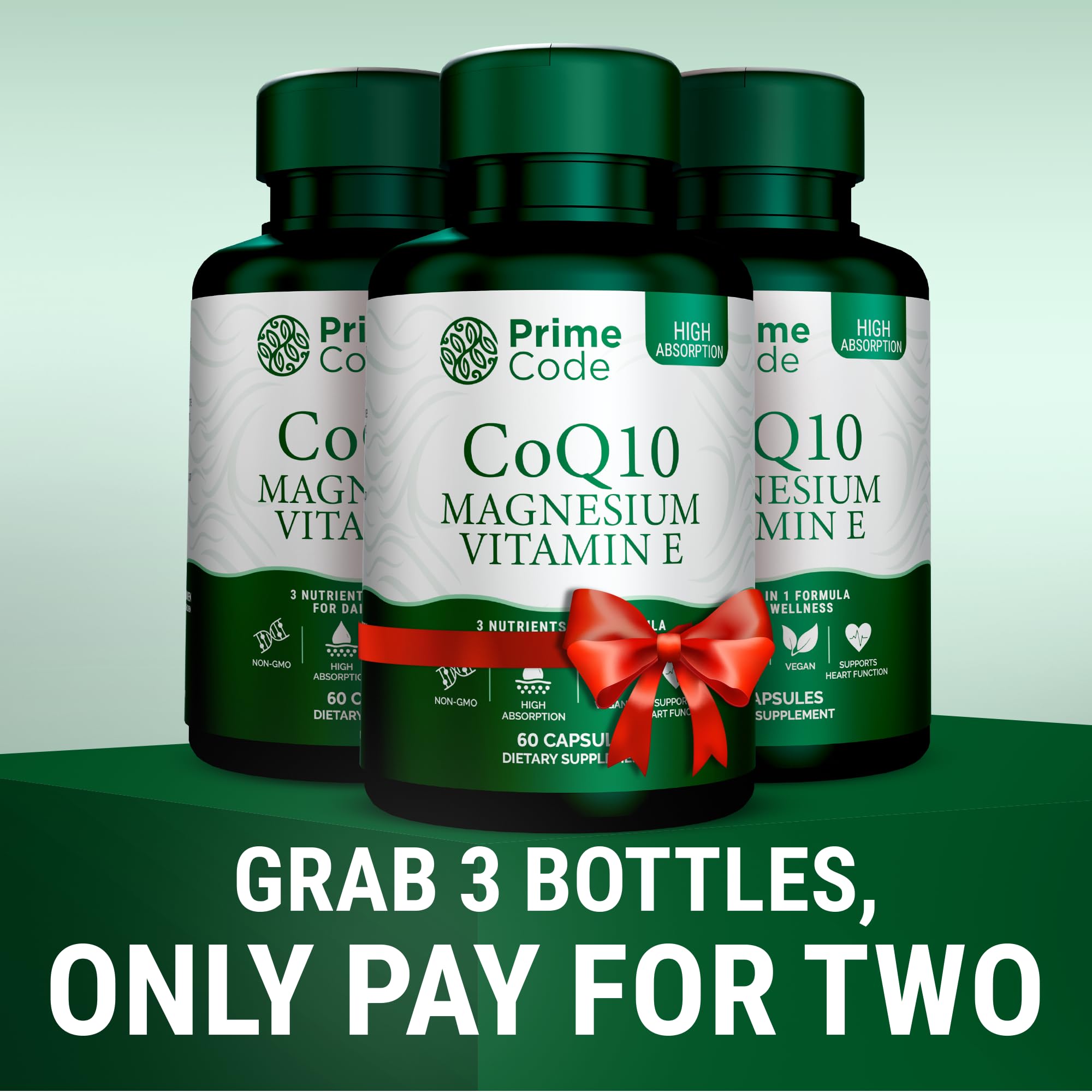 Code CoQ10 Supplement with magnesium and vitamin E