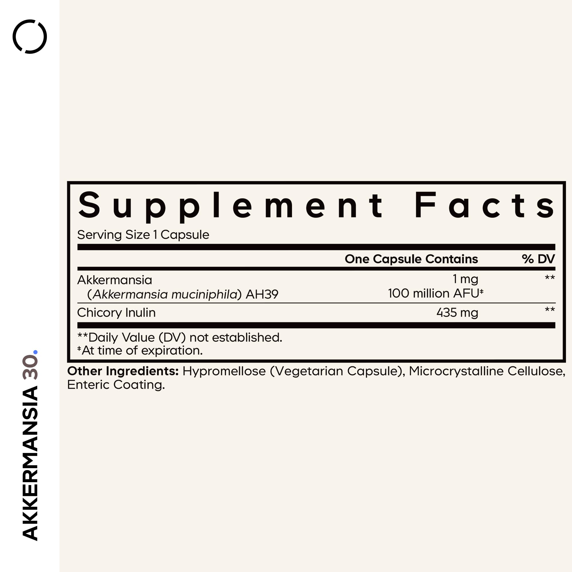 Codeage Akkermansia Probiotic & Prebiotic Supplement capsules close-up