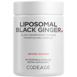 Codeage Black Ginger Supplement bottle front view