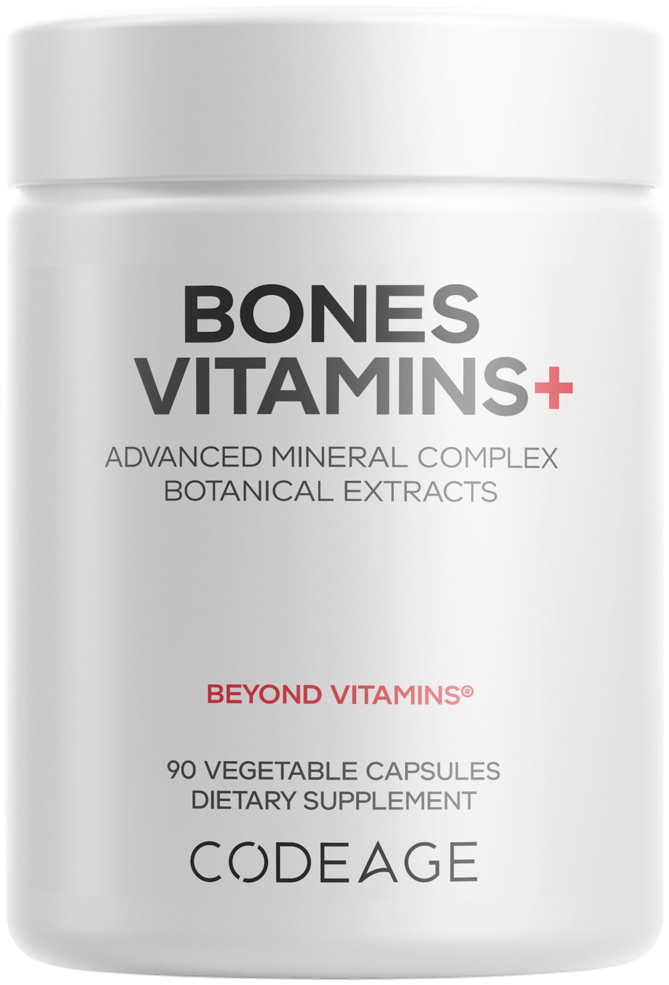 Codeage Bones Vitamins+ 100g front view with packaging