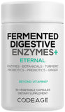 Codeage Fermented daily Enzymes+ 30 Capsules front view