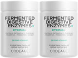 Codeage Fermented daily Enzymes+ 90 Capsules front view