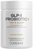 Codeage GLP-1 Probiotic+ 90 Capsules front view