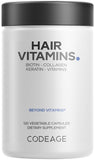 Codeage Hair Vitamins bottle front view with label