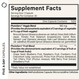 Codeage Instantfood Five A Day capsule open showing contents