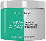 Codeage Instantfood Five A Day supplement bottle front view