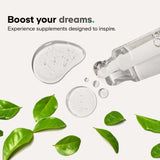 Codeage Iodine+ Organic Liquid Drops lifestyle scene with glass of water