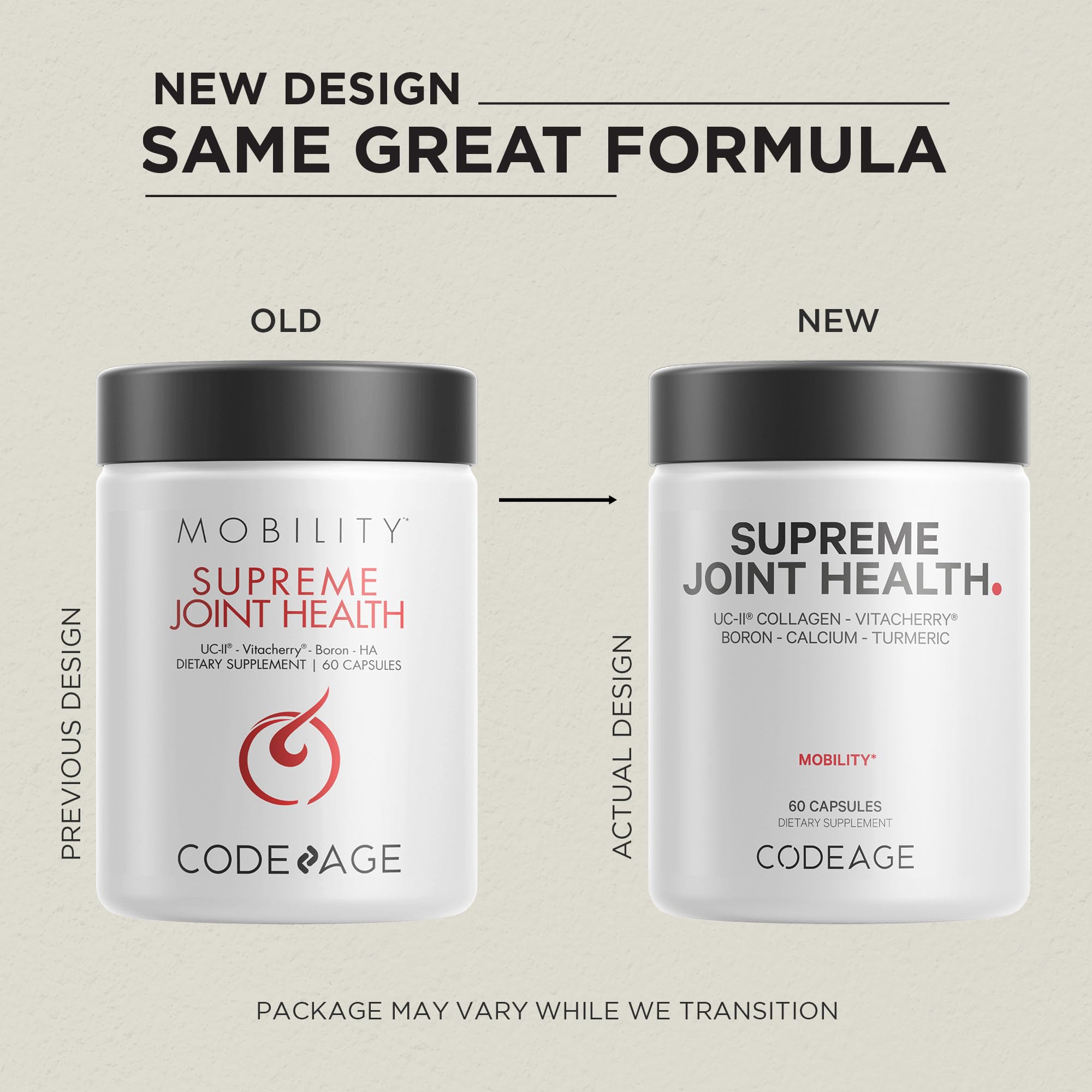 Codeage Joint Health Supplement ingredients list