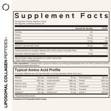 Codeage Liposomal Collagen Peptides 454g packaging