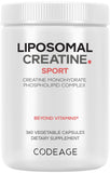 Codeage Liposomal Creatine Capsules bottle front view