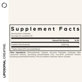 Codeage Liposomal Creatine Capsules side view with label