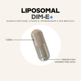 Codeage Liposomal DIM-E+ supplement bottle back view