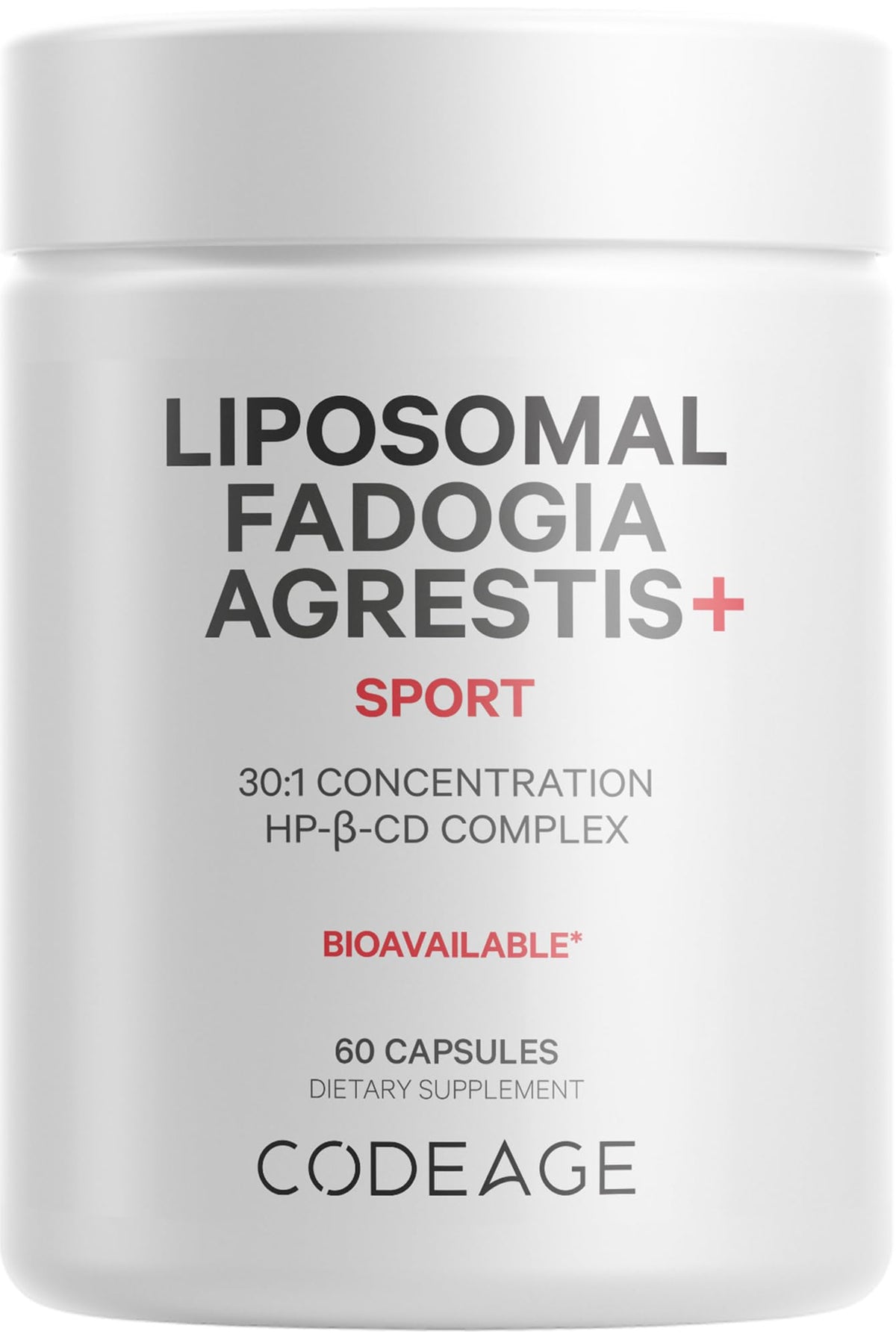 Codeage Liposomal Fadogia Agrestis supplement bottle front view
