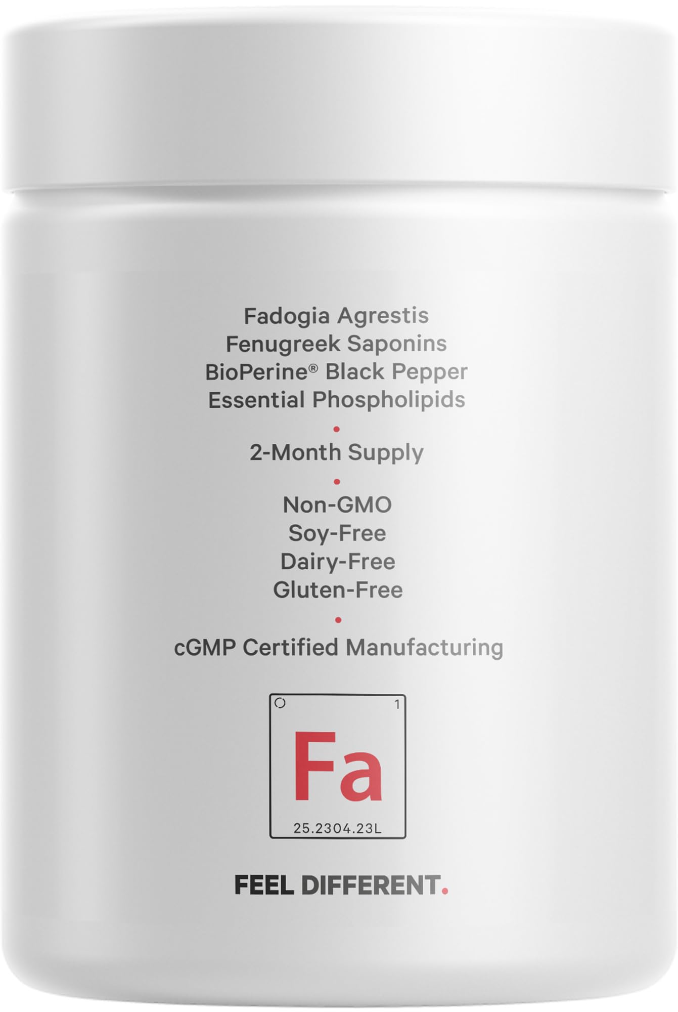 Codeage Liposomal Fadogia Agrestis supplement with a measuring spoon