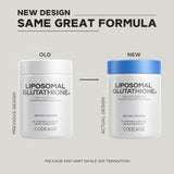 Codeage Liposomal Glutathione 1000 mg supplement back view with ingredient list