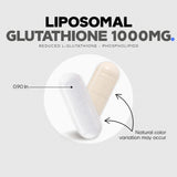 Codeage Liposomal Glutathione 1000 mg supplement with measuring spoon
