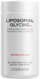 Codeage Liposomal Glycine+ 1500mg vegan capsules front view