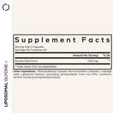 Codeage Liposomal Glycine+ bottle side view showing label