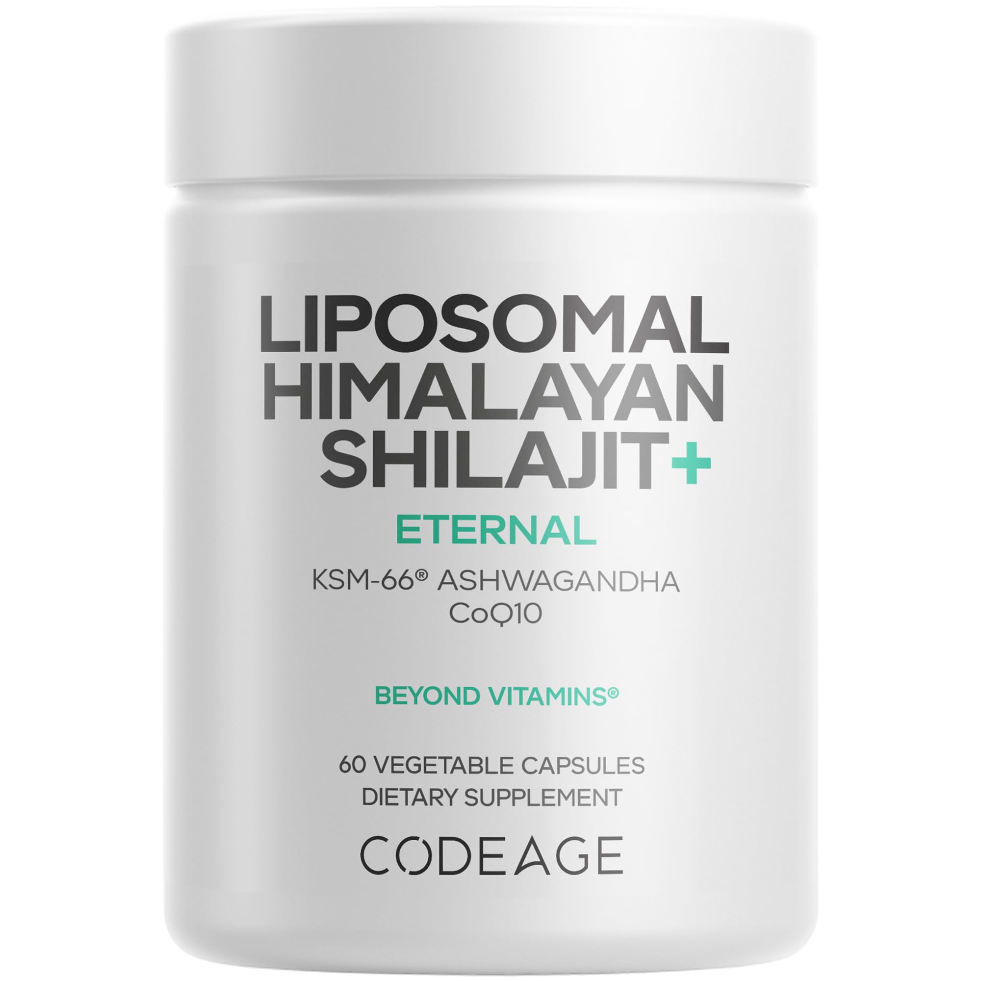 Codeage Liposomal Himalayan Shilajit supplement bottle front view