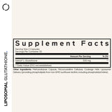 Codeage Liposomal L-Glutathione 500mg capsules side view