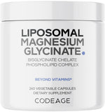 Codeage Liposomal Magnesium Glycinate 350mg 60 capsules front view