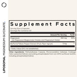 Codeage Liposomal Magnesium Glycinate 350mg 60 capsules side view