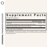 Codeage Liposomal Magnesium Glycinate 350mg side view