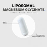 Codeage Liposomal Magnesium Glycinate capsules in a hand