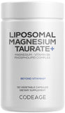 Codeage Liposomal Magnesium Taurate 60 capsules front view