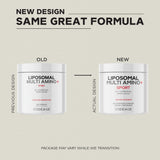 Codeage Liposomal Multi Amino+ BCAA Supplement bottle side view