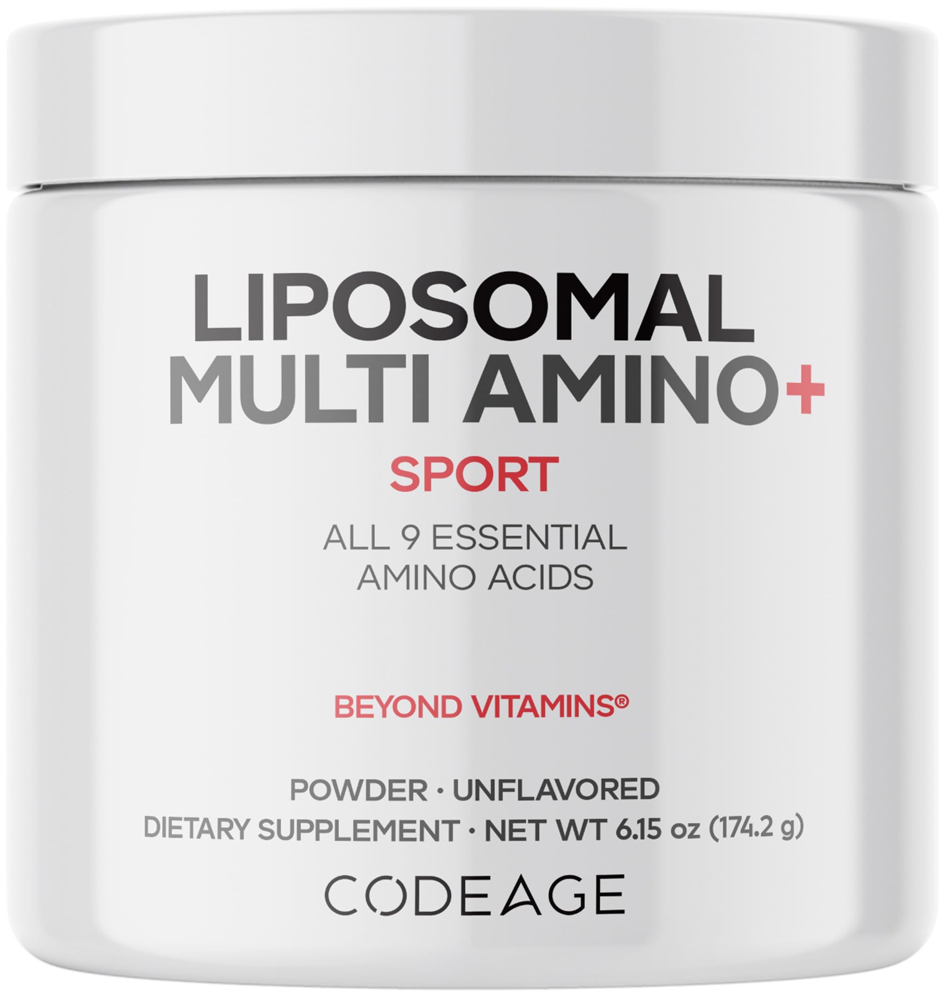 Codeage Liposomal Multi Amino+ Powder Supplement front view